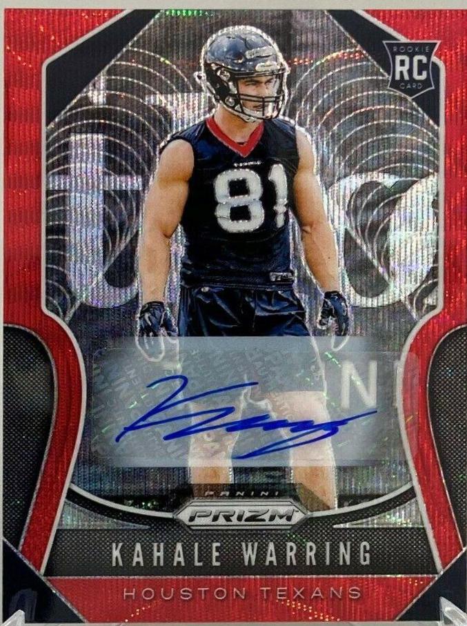 Kahale Warring [Autograph Red Wave Prizm] #394