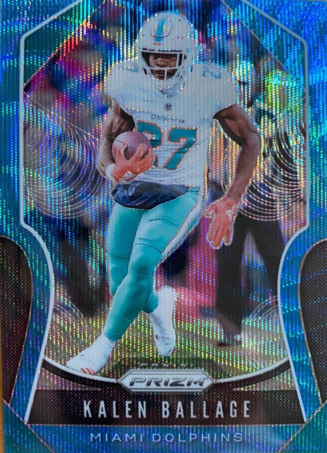 Kalen Ballage [Blue Wave Prizm] #14