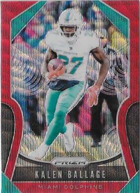Kalen Ballage [Red Wave Prizm] #14