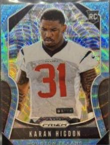 Karan Higdon [Blue Wave Prizm] #333