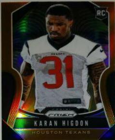 Karan Higdon [Orange Prizm] #333