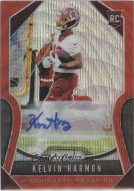 Kelvin Harmon [Autograph Red Wave Prizm] #363