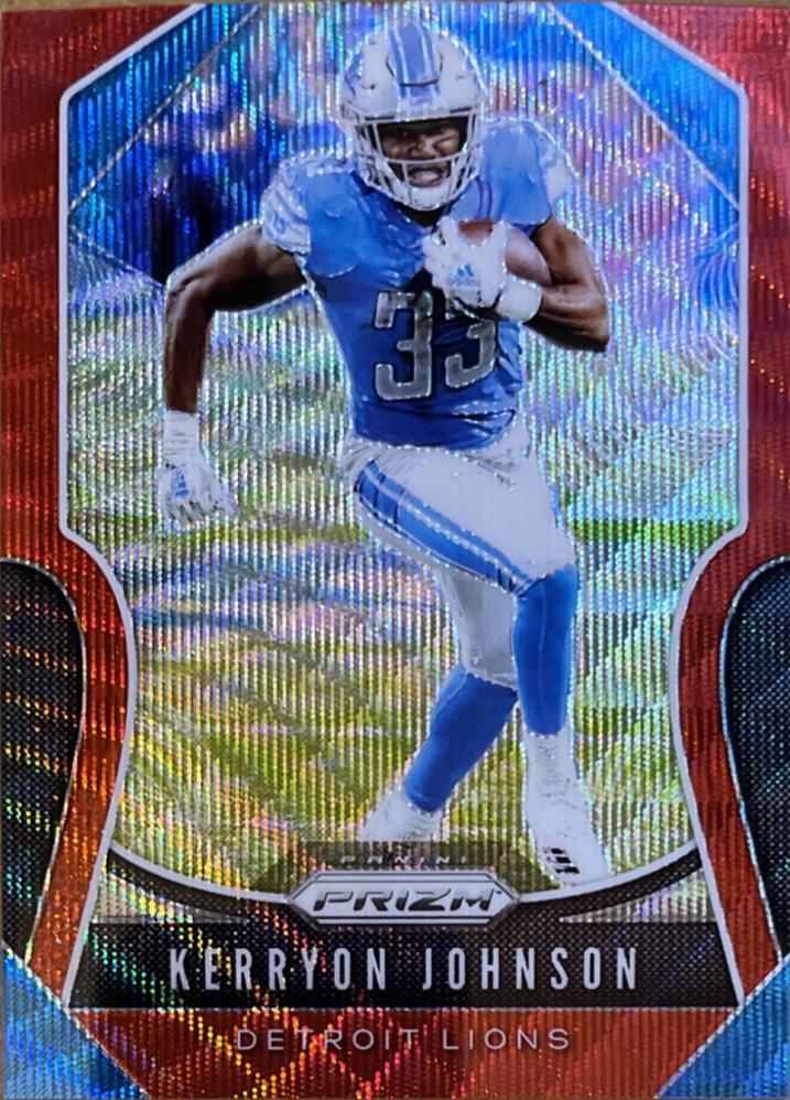 Kerryon Johnson [Red Wave Prizm] #112