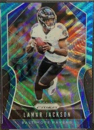 Lamar Jackson [Blue Wave Prizm] #71