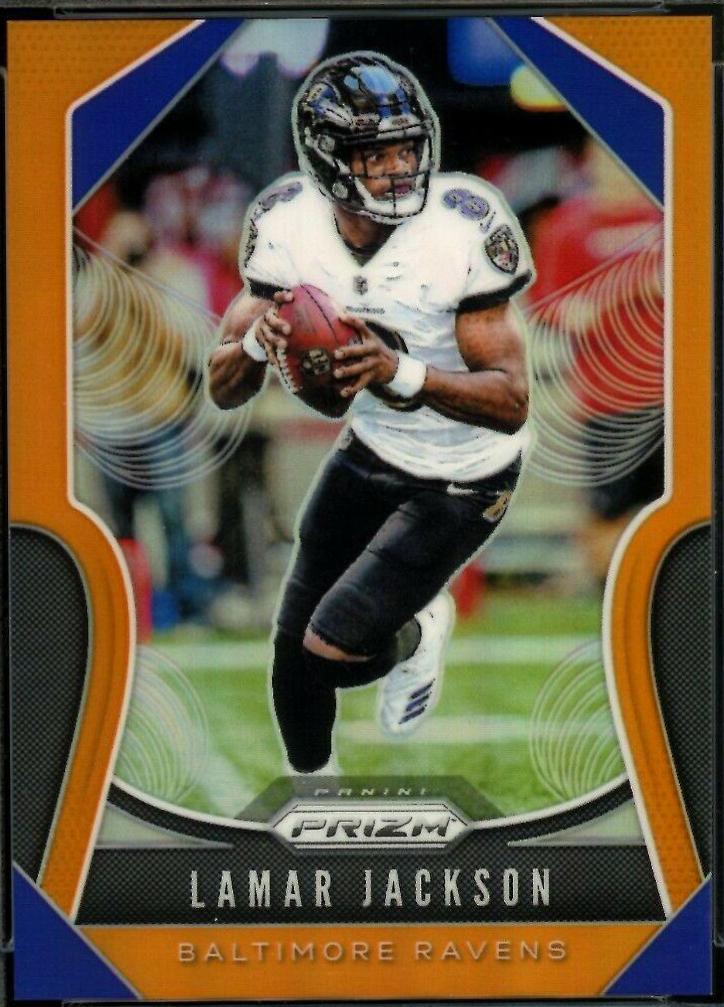 Lamar Jackson [Orange Prizm] #71