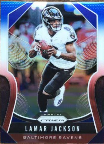 Lamar Jackson [Red, White, Blue Prizm] #71