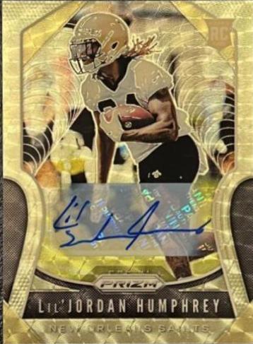 Lil'Jordan Humphrey [Autograph Gold Vinyl Prizm] #362