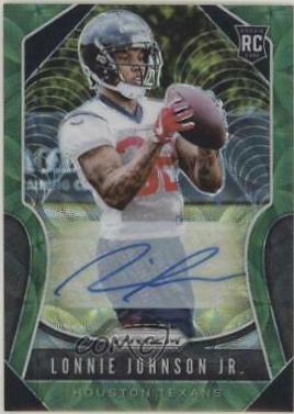 Lonnie Johnson Jr. [Autograph Green Scope Prizm] #396