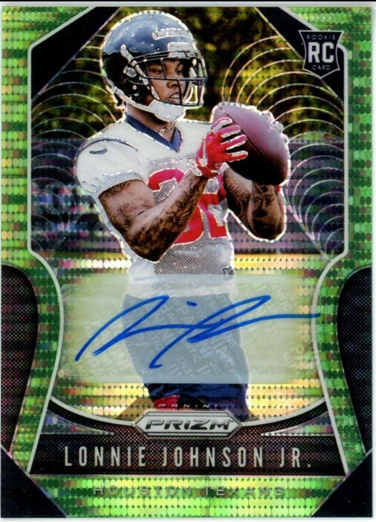 Lonnie Johnson Jr. [Autograph Neon Green Prizm] #396
