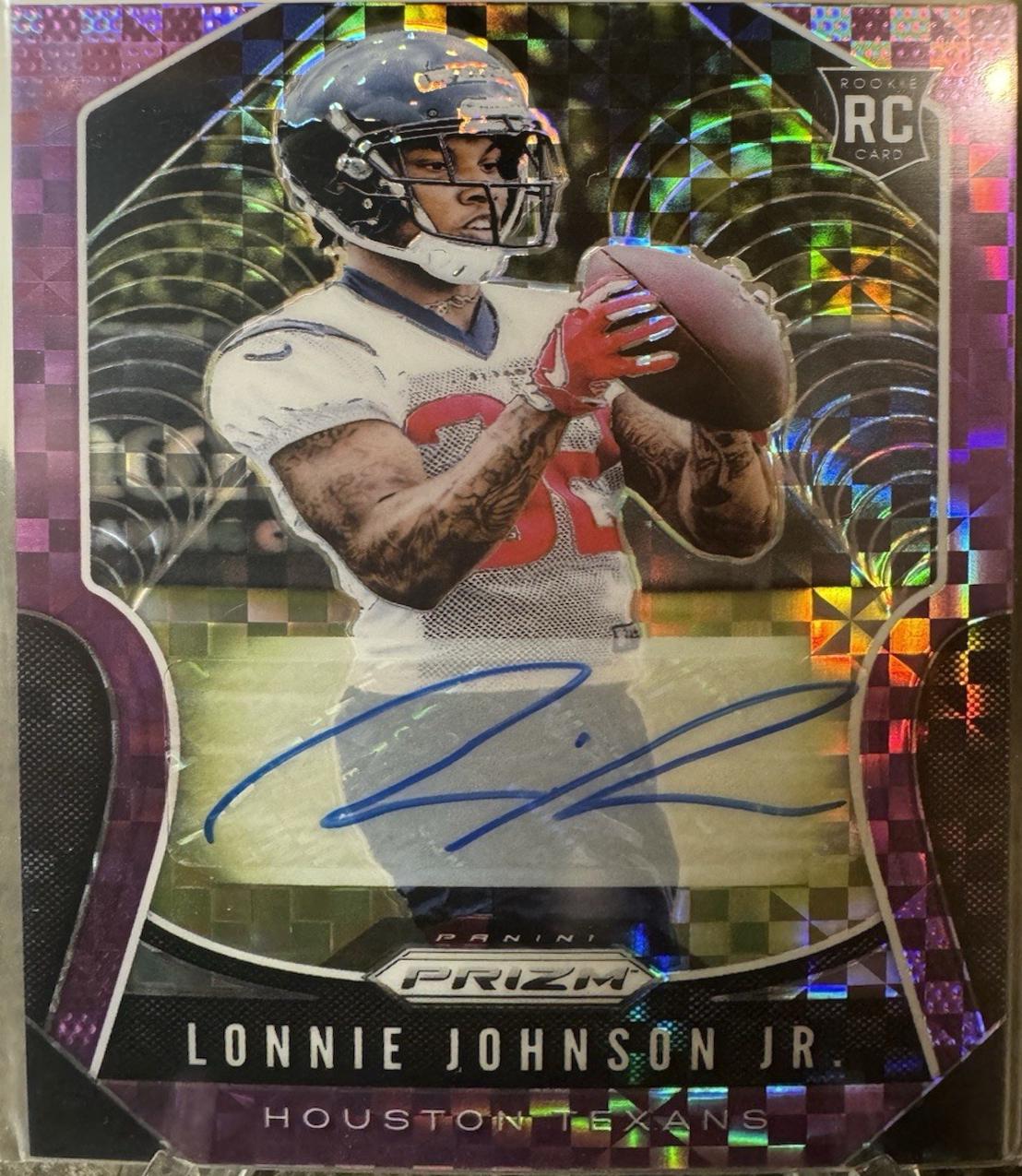 Lonnie Johnson Jr. [Autograph Purple Power Prizm] #396