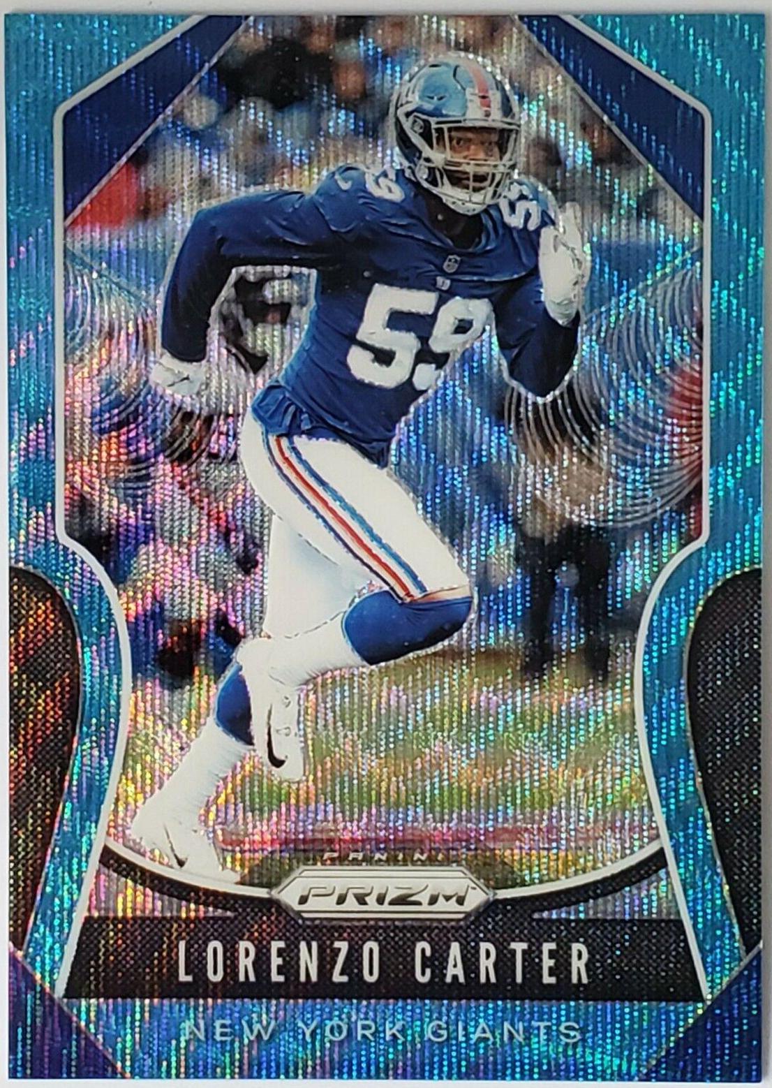 Lorenzo Carter [Blue Wave Prizm] #48