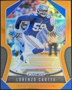 Lorenzo Carter [Orange Prizm] #48