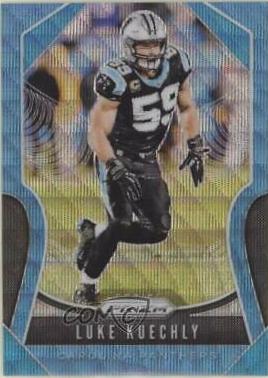 Luke Kuechly [Blue Wave Prizm] #181