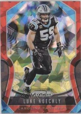 Luke Kuechly [Red Ice Prizm] #181