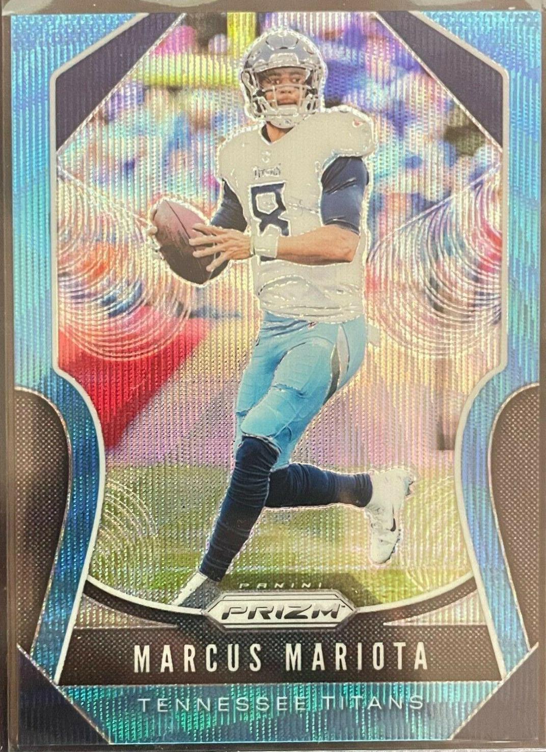 Marcus Mariota [Blue Wave Prizm] #163