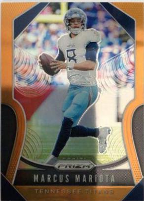 Marcus Mariota [Orange Prizm] #163