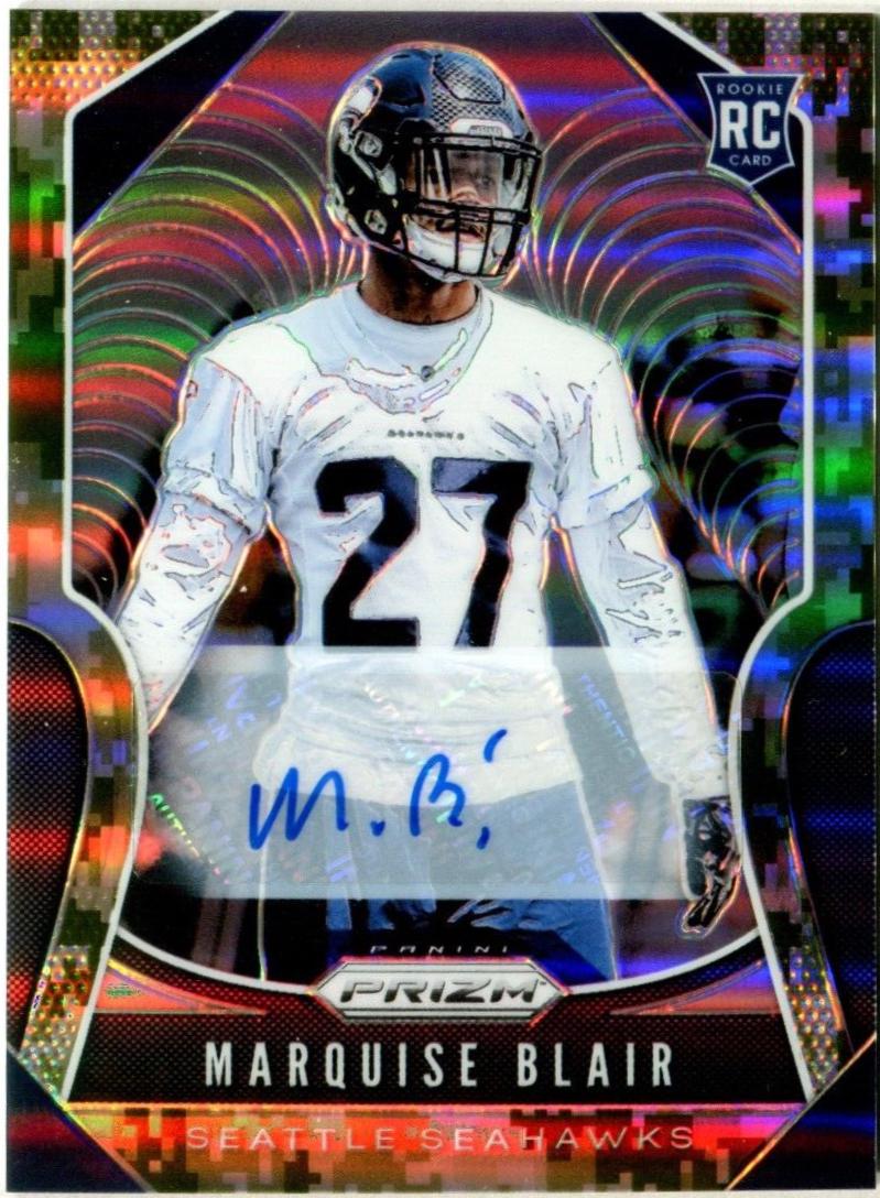 Marquise Blair [Autograph Camo Prizm] #397