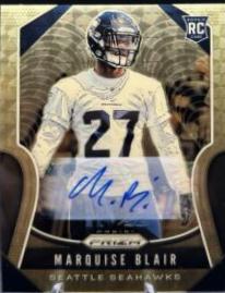 Marquise Blair [Autograph Gold Vinyl Prizm] #397