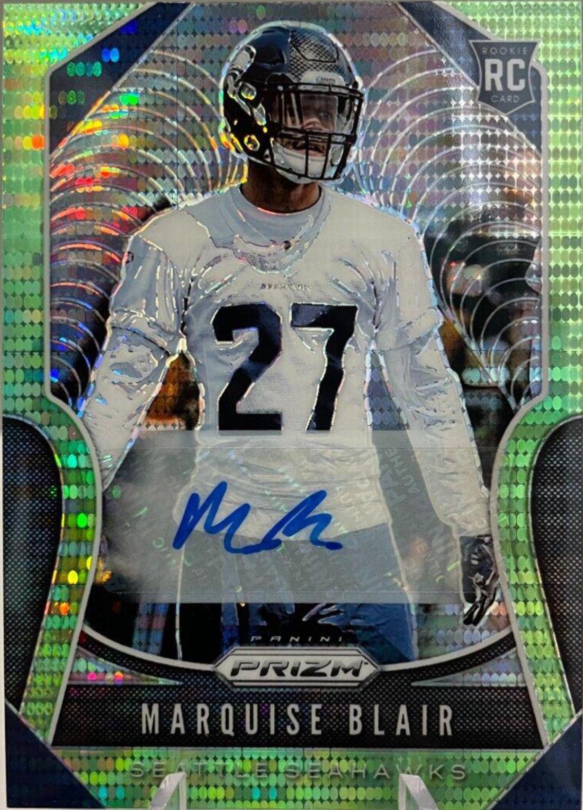 Marquise Blair [Autograph Green Scope Prizm] #397