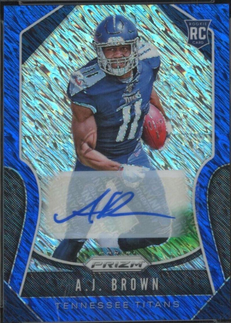 Marquise Brown [Autograph Blue Shimmer Prizm] #341