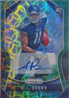 Marquise Brown [Autograph Green Scope Prizm] #341