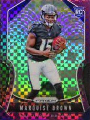 Marquise Brown [Autograph Purple Power Prizm] #341