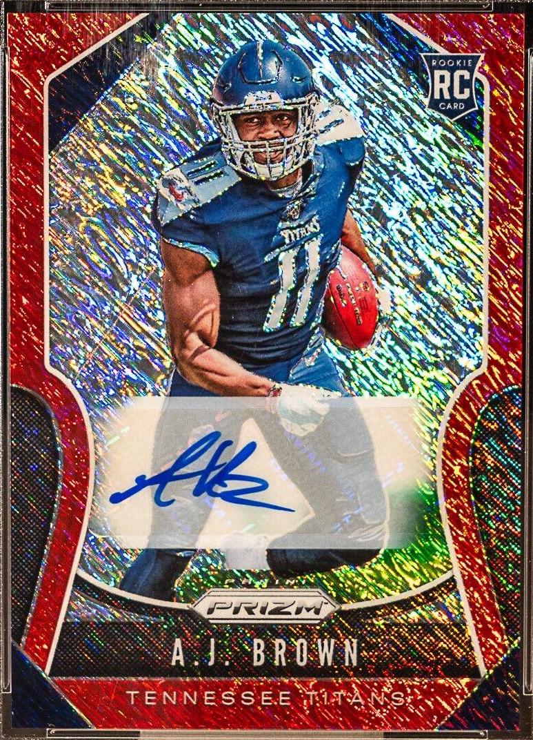Marquise Brown [Autograph Red Shimmer Prizm] #341
