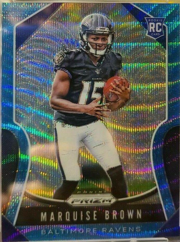 Marquise Brown [Blue Wave Prizm] #341