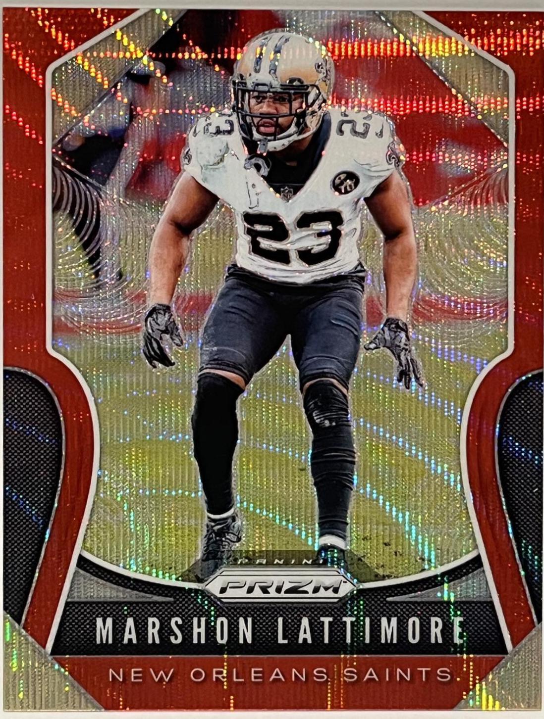Marshon Lattimore [Red Wave Prizm] #190