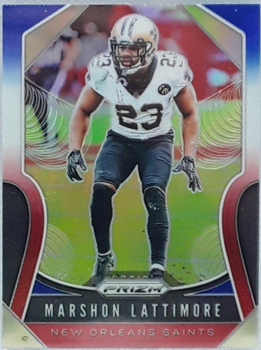 Marshon Lattimore [Red, White, Blue Prizm] #190