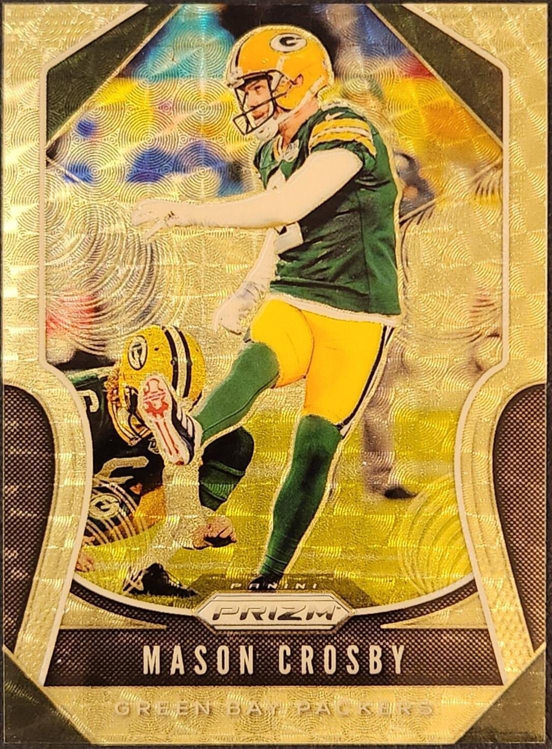 Mason Crosby [Gold Vinyl Prizm] #122