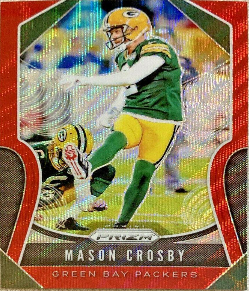 Mason Crosby [Red Wave Prizm] #122