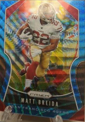 Matt Breida [Blue Wave Prizm] #254