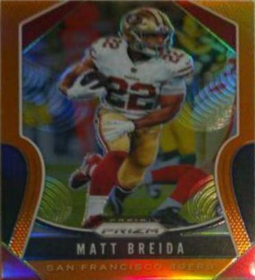 Matt Breida [Orange Prizm] #254