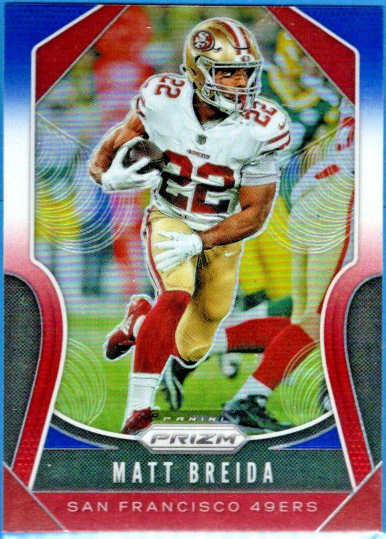 Matt Breida [Red, White, Blue Prizm] #254