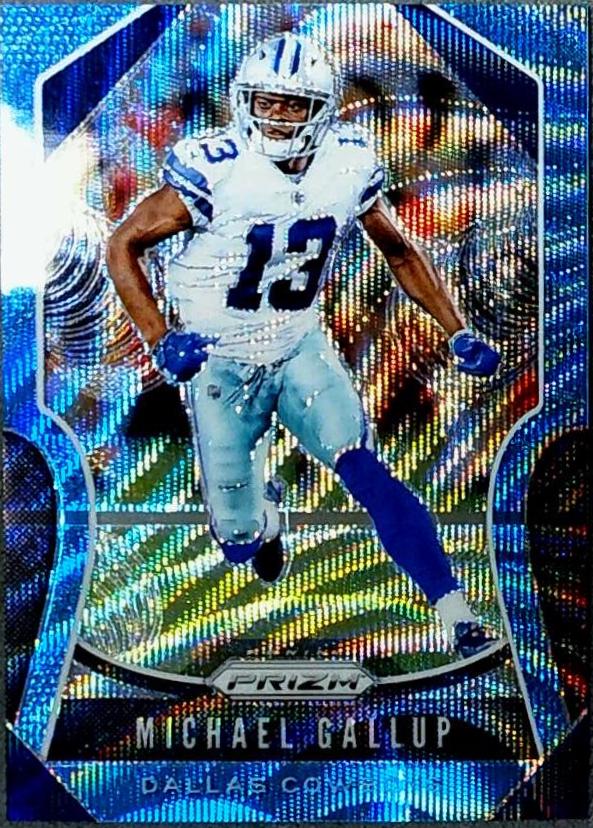 Michael Gallup [Blue Wave Prizm] #34