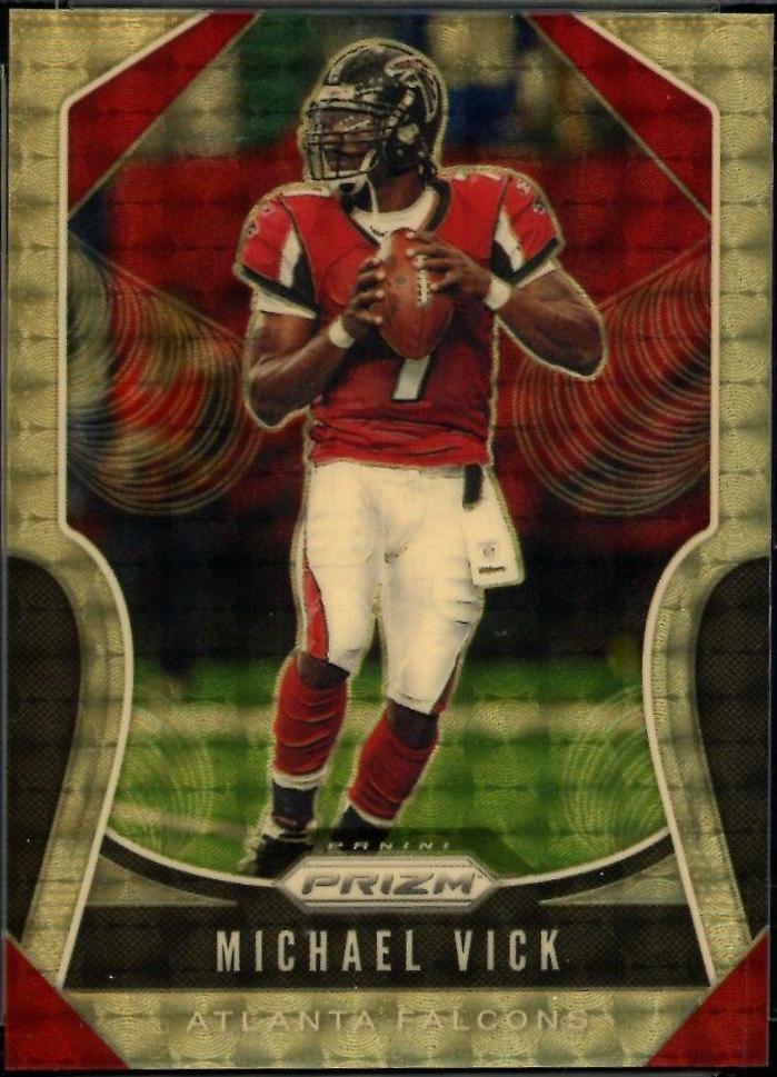 Michael Vick [Gold Vinyl Prizm] #298