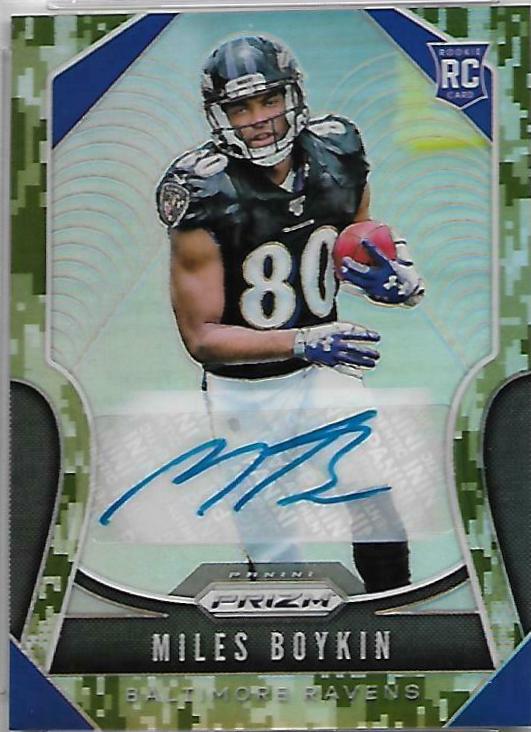 Miles Boykin [Autograph Camo Prizm] #351