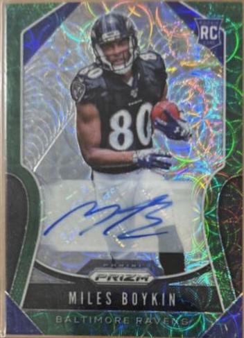 Miles Boykin [Autograph Green Scope Prizm] #351