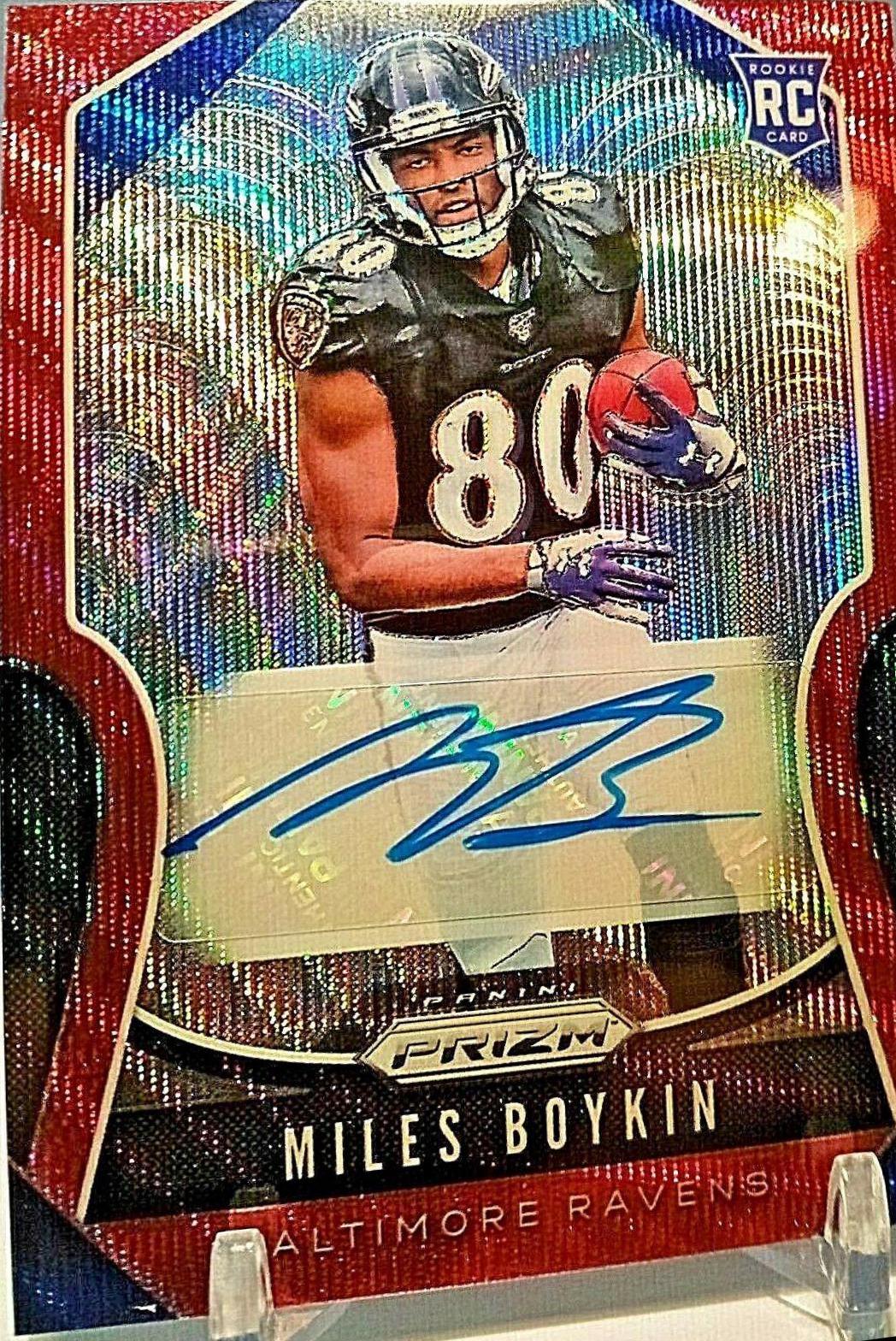 Miles Boykin [Autograph Red Wave Prizm] #351