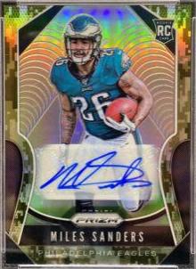 Miles Sanders [Autograph Camo Prizm] #326