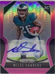 Miles Sanders [Autograph Pink Prizm] #326