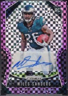 Miles Sanders [Autograph Purple Power Prizm] #326