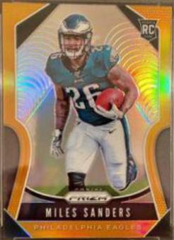Miles Sanders [Orange Prizm] #326