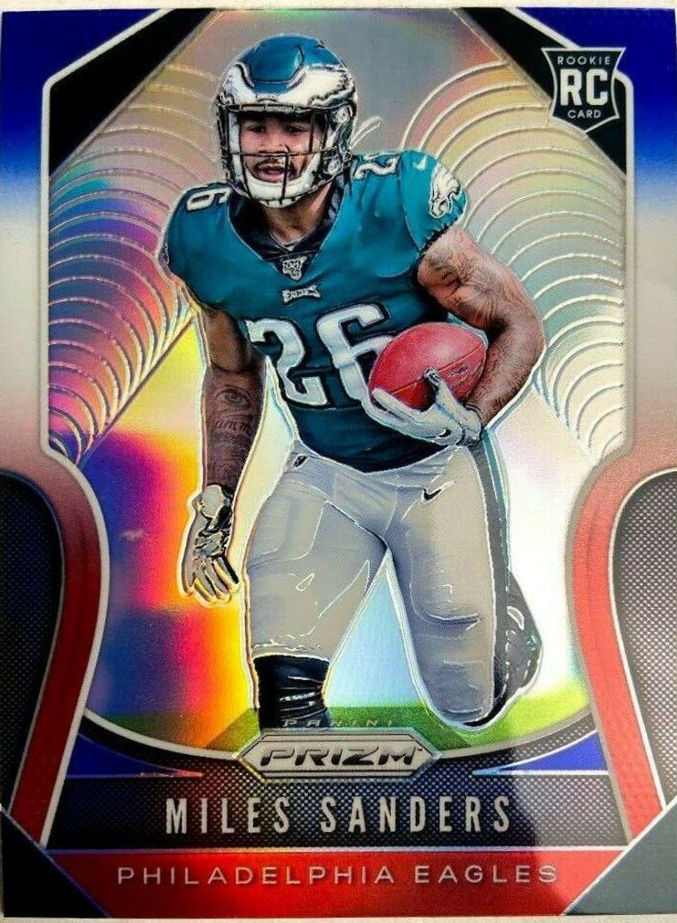 Miles Sanders [Red, White, Blue Prizm] #326
