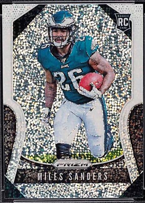 Miles Sanders [White Sparkle Prizm] #326