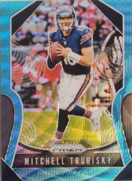 Mitchell Trubisky [Blue Wave Prizm] #103