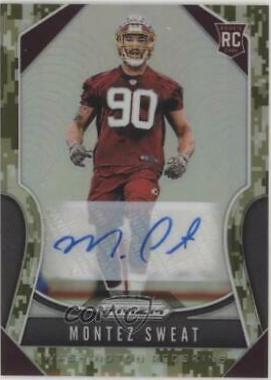 Montez Sweat [Autograph Camo Prizm] #391