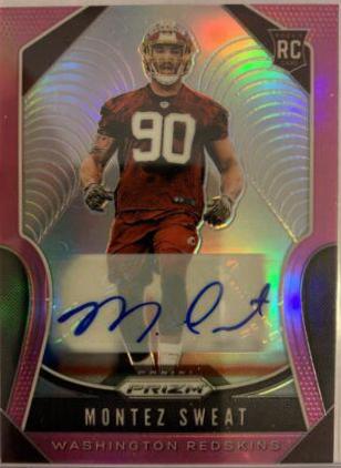 Montez Sweat [Autograph Pink Prizm] #391