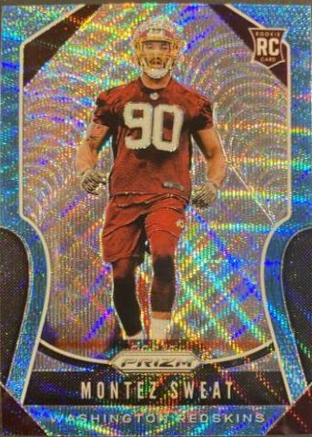 Montez Sweat [Blue Wave Prizm] #391